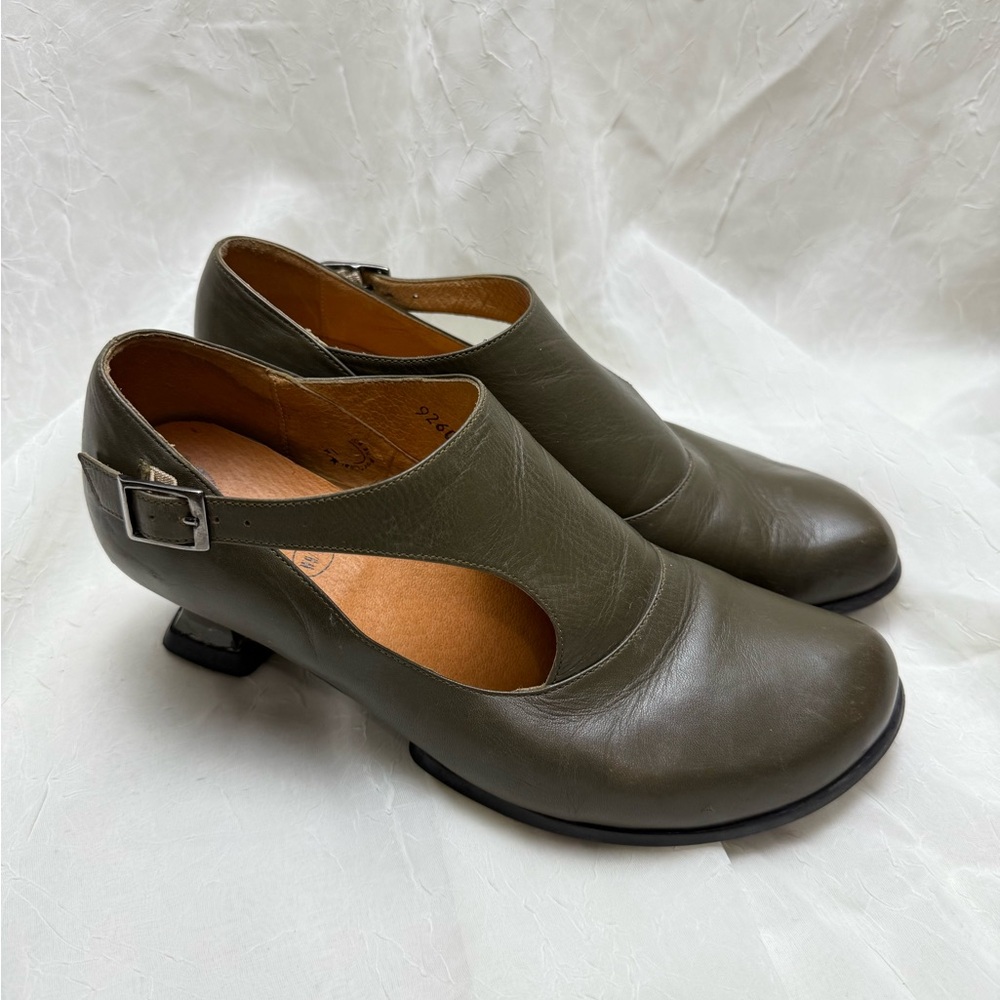 John Fluevog  Olive Green Women's Shoes szie 8.5 - Picture 3 of 9